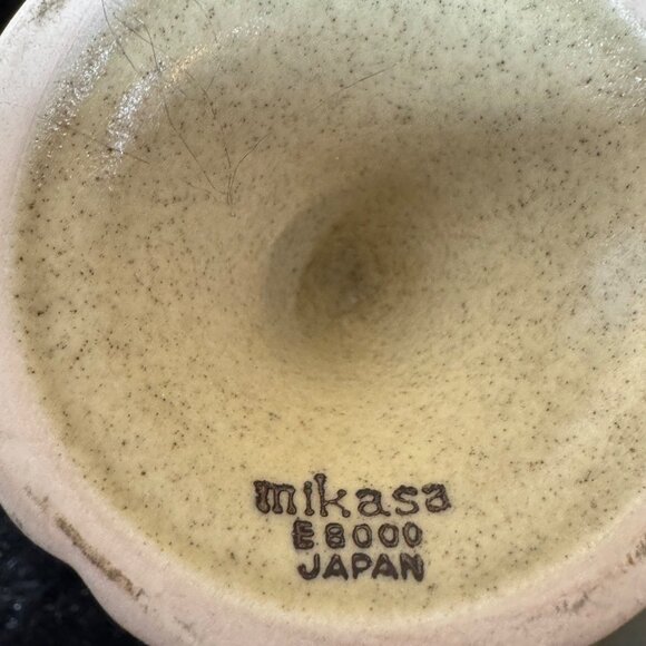Mikasa Stoneware Whole Weat Goblet Wine Cups Japan - Picture 11 of 12
